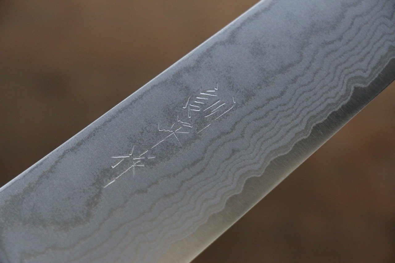 Premium Kunihira VG1 Damascus Gyuto Japanese Chef Knife 180mm - High Carbon Stainless Steel Kitchen Knife for Professional Chefs & Home Cooking - Perfect for Slicing, Dicing & Meat Cutting