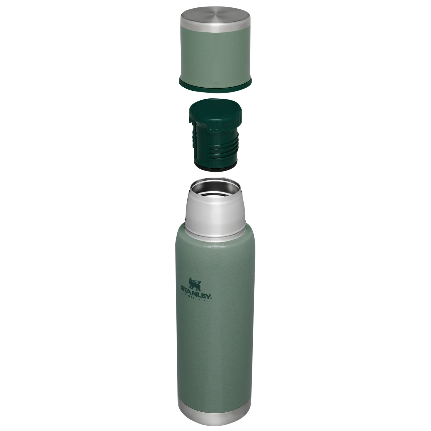 Adventure To Go Water Bottle 1.1 Qt (1 Liter) - Leakproof Stainless Steel Insulated Thermos for Hiking, Camping & Outdoor Activities