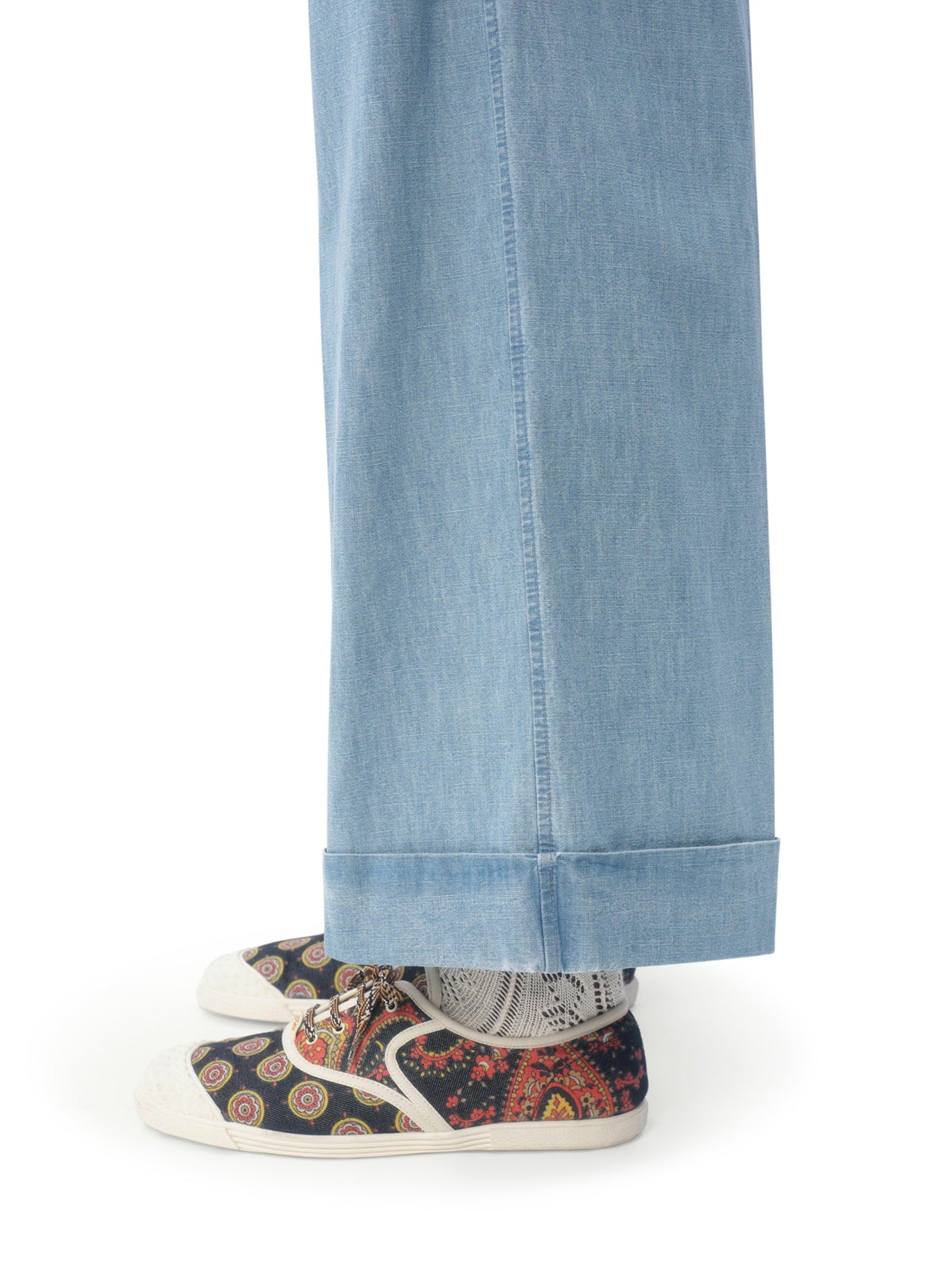 Stylish High-Waisted Denim Jeans for Women with Roll-Up Cuff - Perfect for Casual Outfits, Streetwear & Everyday Comfort