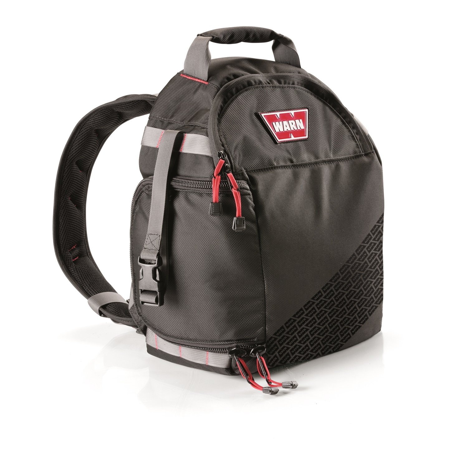 WARN 95510 Epic Trail Gear: Heavy Duty Accessory Backpack & Storage Bag for Off-Road Adventures - Waterproof Black Utility Pack for Hiking, Camping & Outdoor Gear Organization