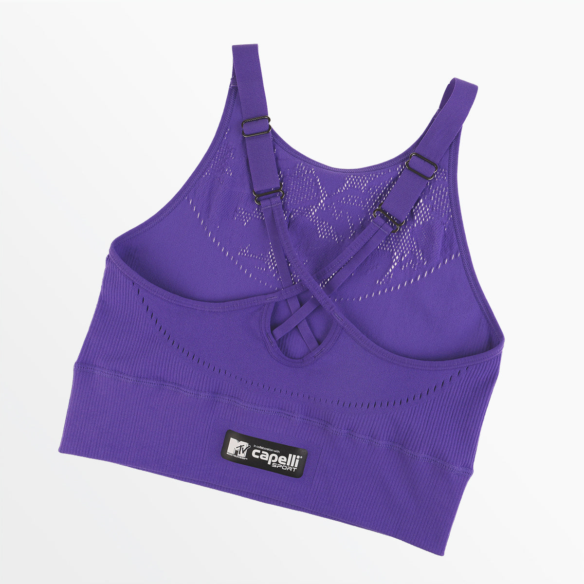 MTV Women's Sporty Sculpt Longline Seamless Bra - High Support Workout Sports Bra for Running, Yoga & Gym - Comfortable & Breathable Activewear for Women