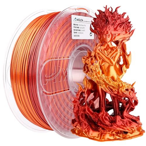 1kg-silk Gradient Red Gold (Darker Version）