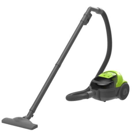 Hitachi CV SF16 Red/Green Cylinder Cyclone Bagless Vacuum Cleaner - Compact & Powerful for Home, Office, and Car Cleaning