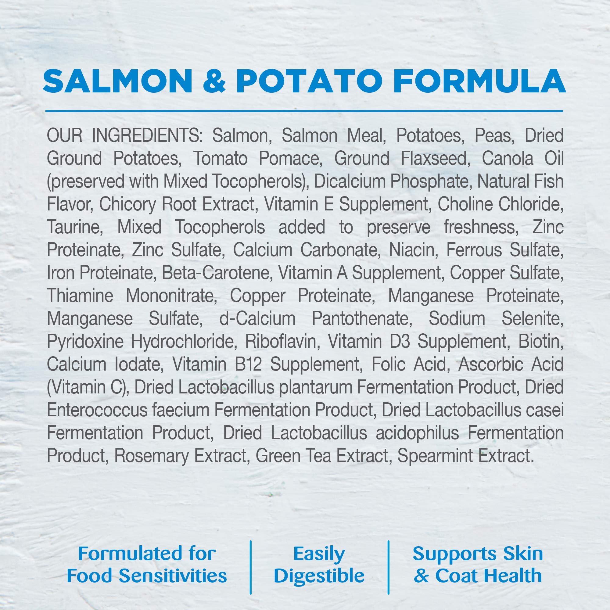 Wellness Simple Natural Grain Free Limited Ingredient Dry Dog Food - Salmon & Potato Recipe for Sensitive Stomachs - 24lb Bag - Perfect for Adult Dogs with Food Allergies or Digestive Issues