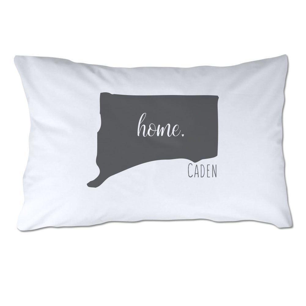 Personalized Connecticut State Home Pillowcase - Customized Couch Throw Pillow Cover for Living Room, Bedroom Decor - Perfect Gift for Housewarming & State Pride