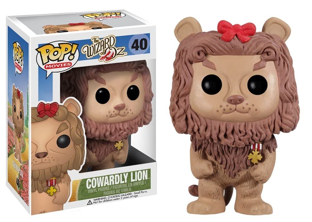 Funko POP! The Wizard of Oz Cowardly Lion Vinyl Collectible Figure - Perfect for Movie Fans & Collectors, Home Decor, Office Display, and Gift Ideas