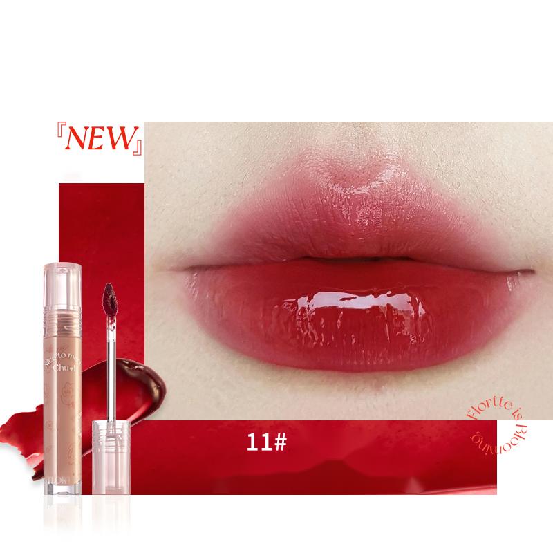 FLORTTE First Kiss Series Glossy Lip Gloss - Hydrating & Shiny Lip Makeup for Daily Wear, Date Night & Special Occasions