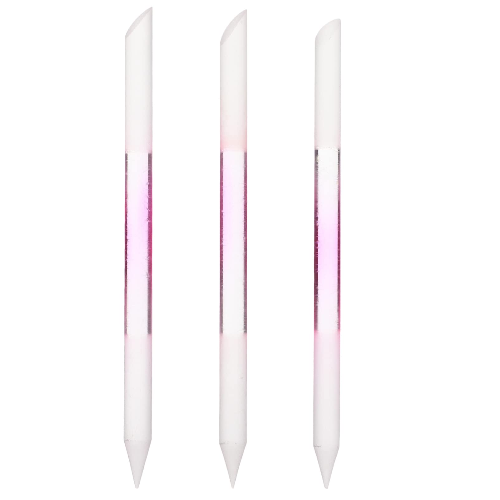3pcs Double Head Glass Nail Files - Portable Manicure Tools for Nail Shaping & Polishing - Perfect for Home, Travel & Salon Use - Stylish Nail Care Essential for Women