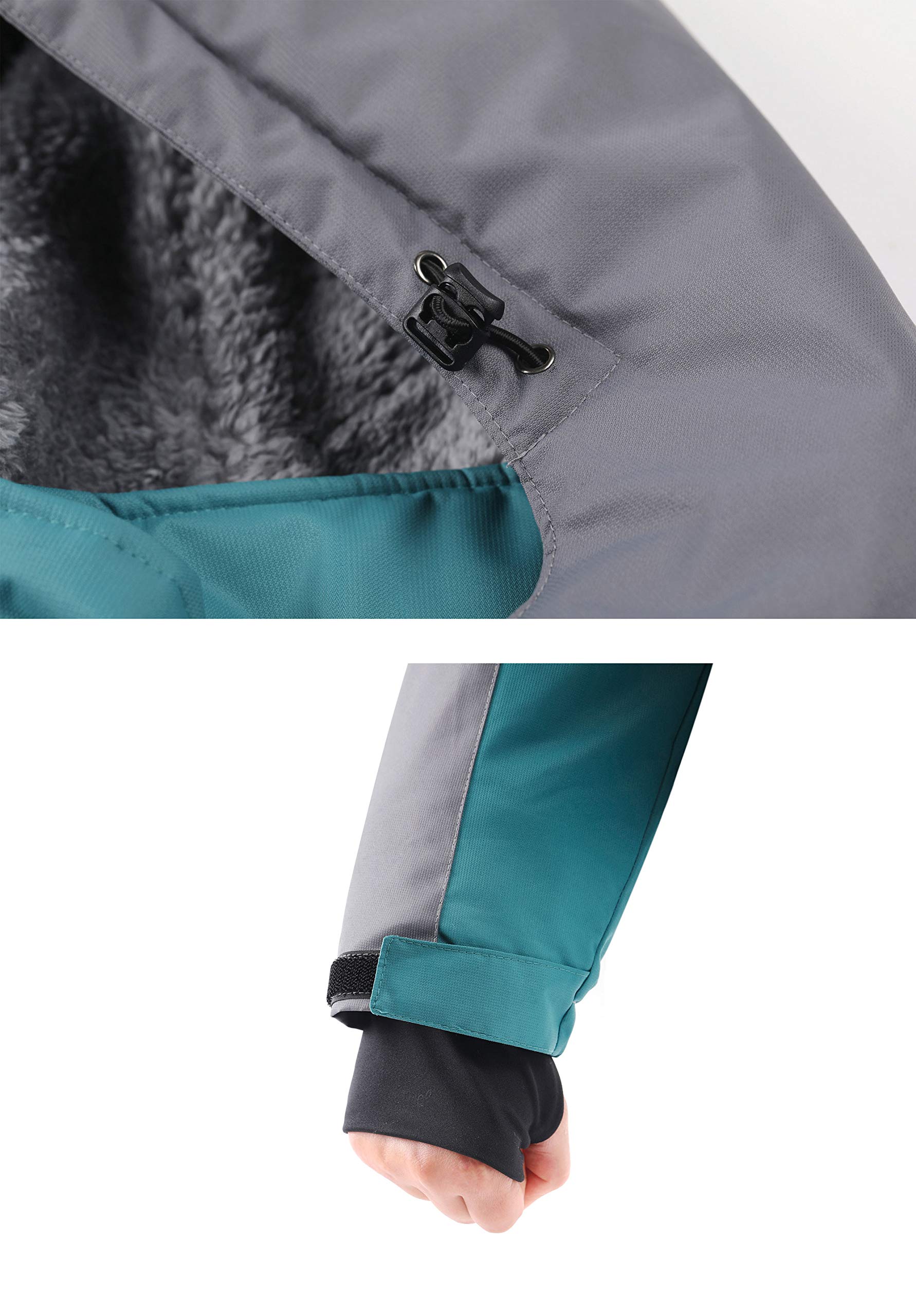 Women's Waterproof Ski Jacket - Windproof Fleece Insulated Snowboard Coat for Outdoor Winter Sports & Rain Protection | Perfect for Skiing, Snowboarding & Hiking