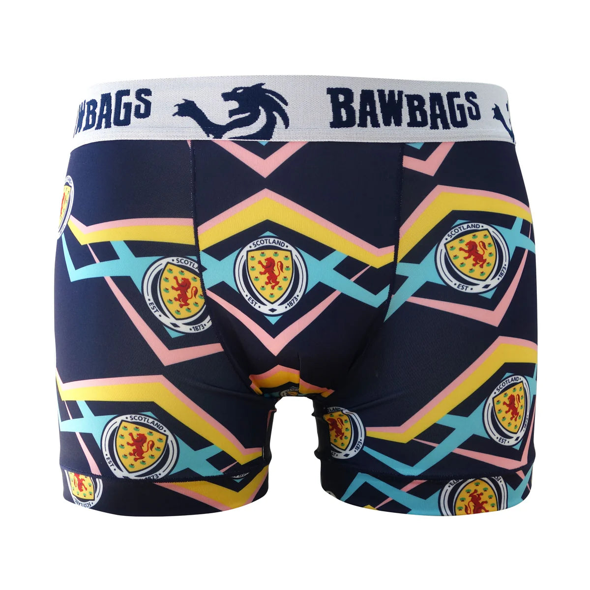 Scotland National Team Flashback Technical Boxer Shorts - Breathable & Comfortable Men's Underwear for Sports & Lounge Wear (SALE)
