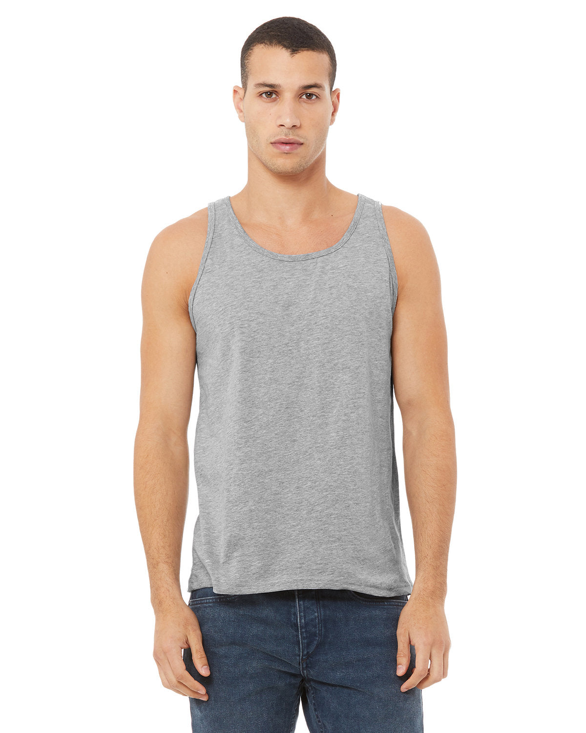 Bella + Canvas 3480 Unisex Jersey Tank Top - Soft Cotton Relaxed Fit for Men & Women - Perfect for Gym, Beach, Summer Outfits & Casual Wear