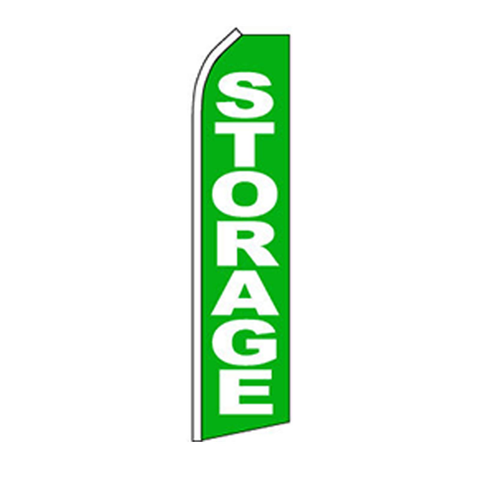 Storage Swooper Flag - Durable Nylon Garden Flag with Rust-Resistant Grommets for Outdoor Decor, Yard Sign, and Seasonal Home Display