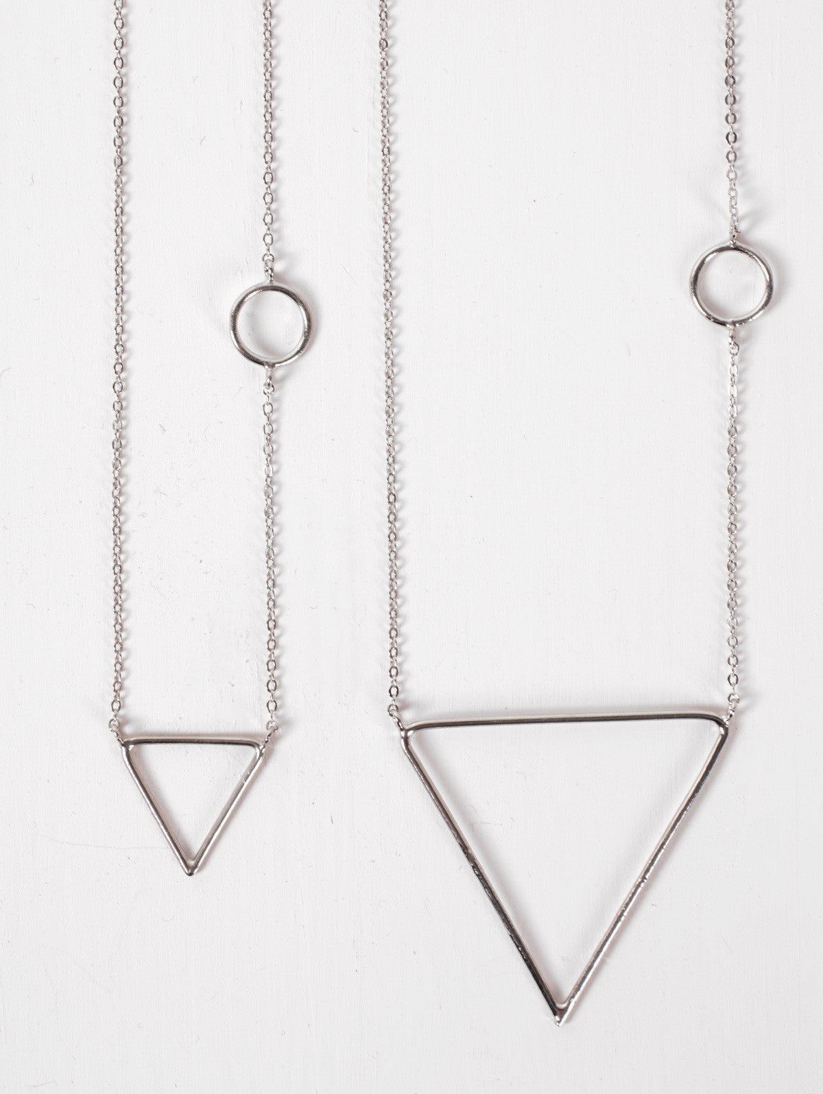 925 Sterling Silver Pyramid Necklace for Women - Elegant Minimalist Pendant Jewelry for Everyday Wear & Gift Giving
