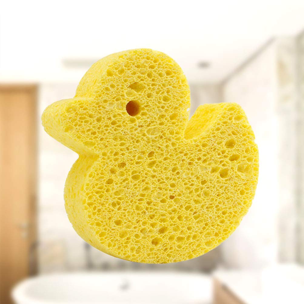 Super Soft Exfoliating Bath Sponge & Mesh Shower Brush - Gentle Body Scrub Loofah for Baby & Adult, Natural Foam Sea Sponge for Sensitive Skin | Perfect for Newborn Bathing, Spa Day & Daily Shower Routine