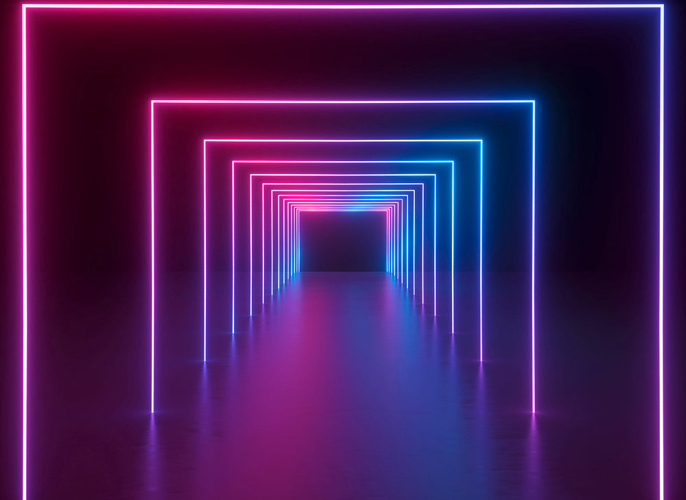 Designwalls 2 Neon Wall Art - Vibrant LED Wall Decor for Living Room, Bedroom & Hallway - Perfect for Home, Office & Party Decorations