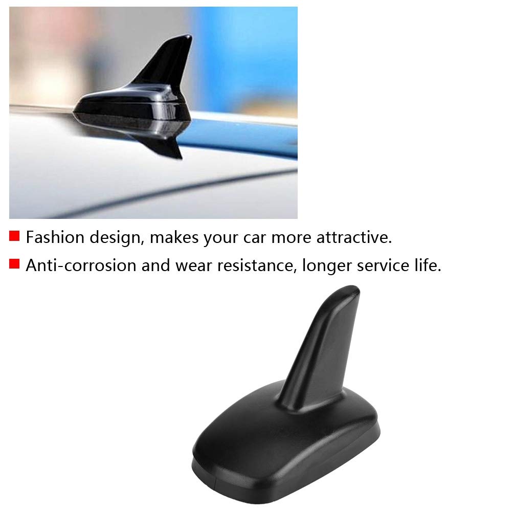 Acouto Black Shark Fin Antenna Cover for 2016-2018 Peterbilt 389 - Car Roof Aerials Base Accessory | Weatherproof Decorative Upgrade for Trucks & Semi Trailers | Perfect for Highway Driving & Fleet Customization