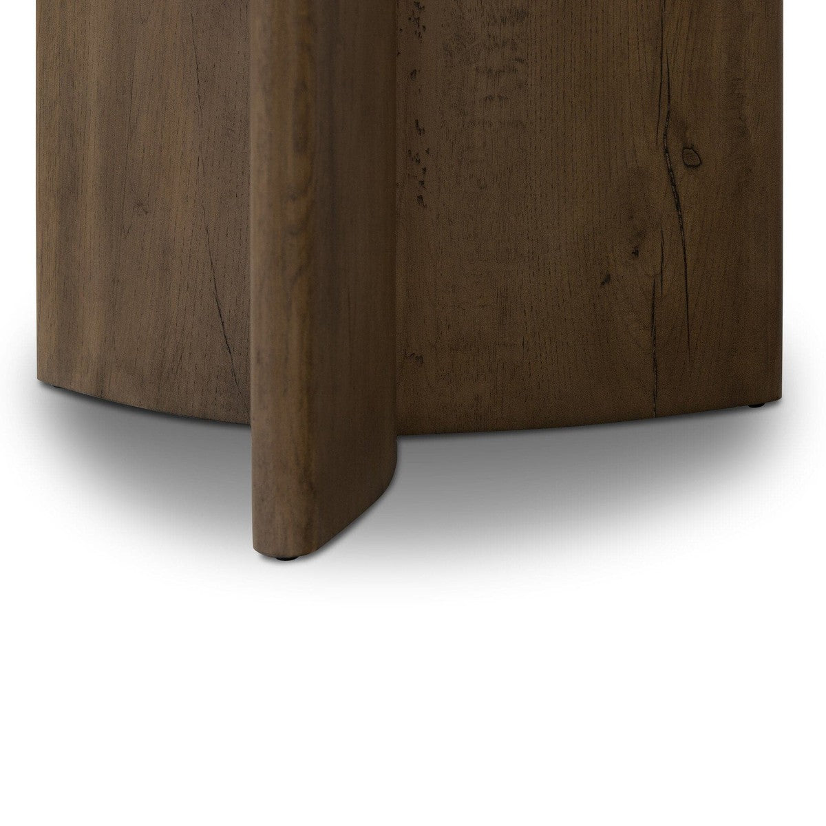Amadis End Table - White Marble & Rustic Fawn Nightstand | Modern Side Table for Living Room, Bedroom & Office | Perfect for Coffee, Books & Decor