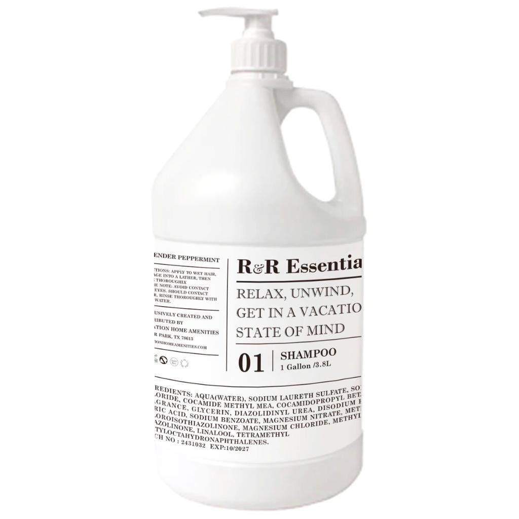 R&R Essentials Lavender & Mint Shampoo Refill - 33.8oz | Sulfate-Free, Hydrating Hair Care for Dry & Damaged Hair | Perfect for Daily Use, Travel & Salons