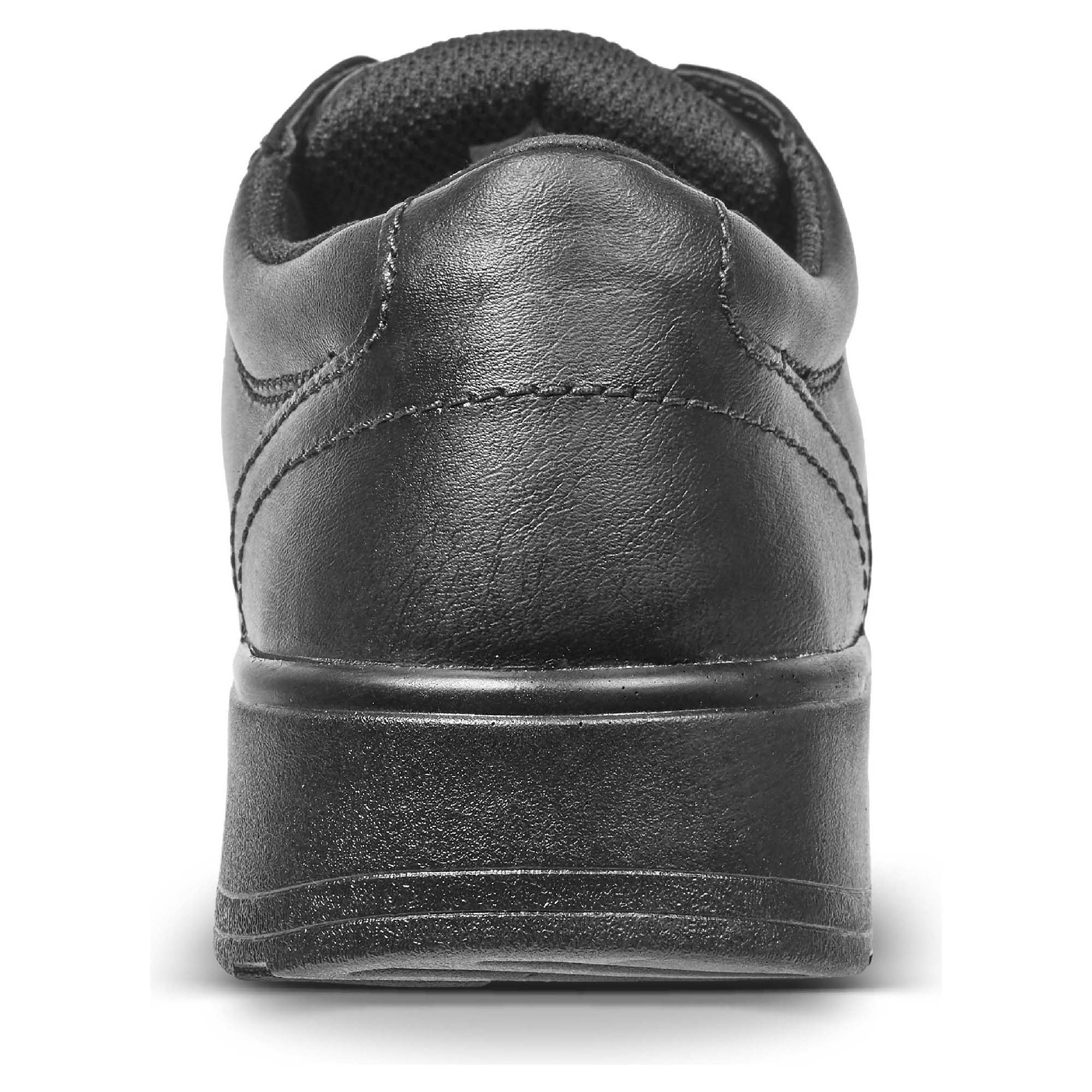 Adiva 2 Women's Senior School Shoes - Comfortable Black Leather School Shoes for Girls - Perfect for Classrooms, Daily Wear & School Activities