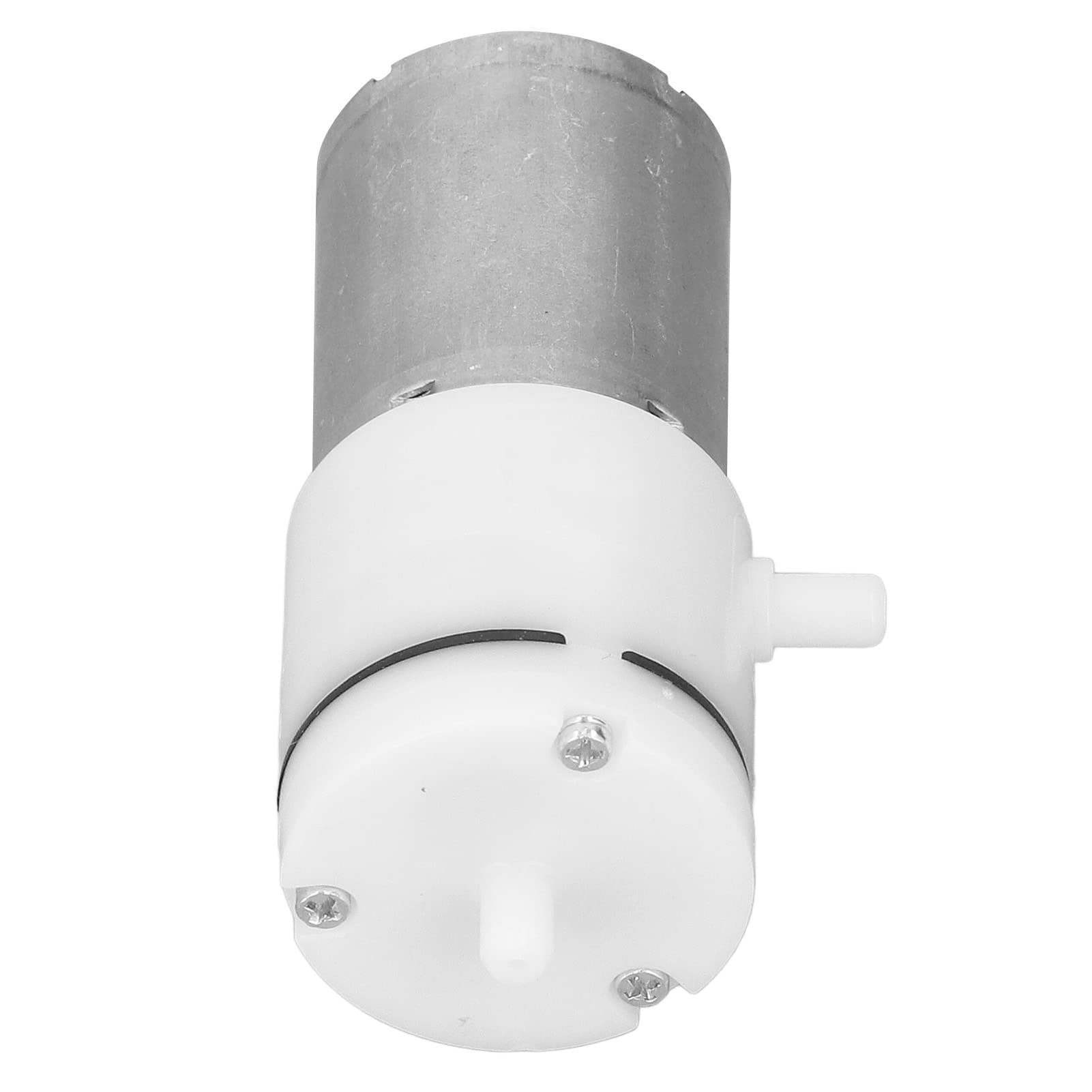 12V DC Micro Vacuum Pump - 370A 1.5-3.2L/min Low Noise Waterproof Electric Air Pump Booster for Medical Equipment & Lab Use | Perfect for Dental Suction, Sample Extraction & Fluid Transfer