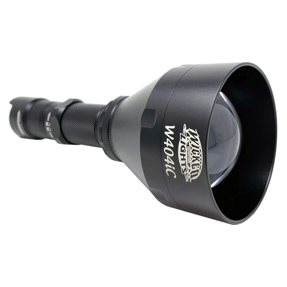 Wicked Lights W404iC 850nm Infrared Night Hunting Light Kit - Night Vision Compatible for Hog, Coyote, Varmint & Predator Hunting | Perfect for Nighttime Wildlife Observation & Security Surveillance