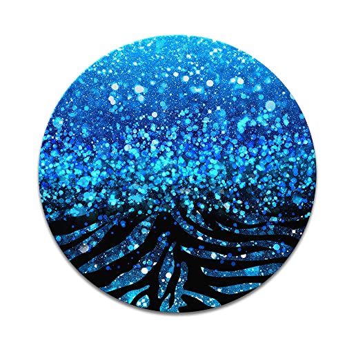 Blue Glitter Sparkle With Black Blue Glitter Zebra