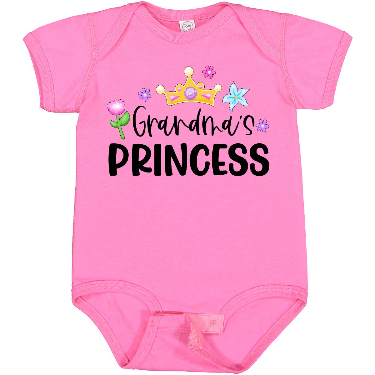 Inktastic Princess Crown Baby Bodysuit - Perfect for Grandmas & Gifts