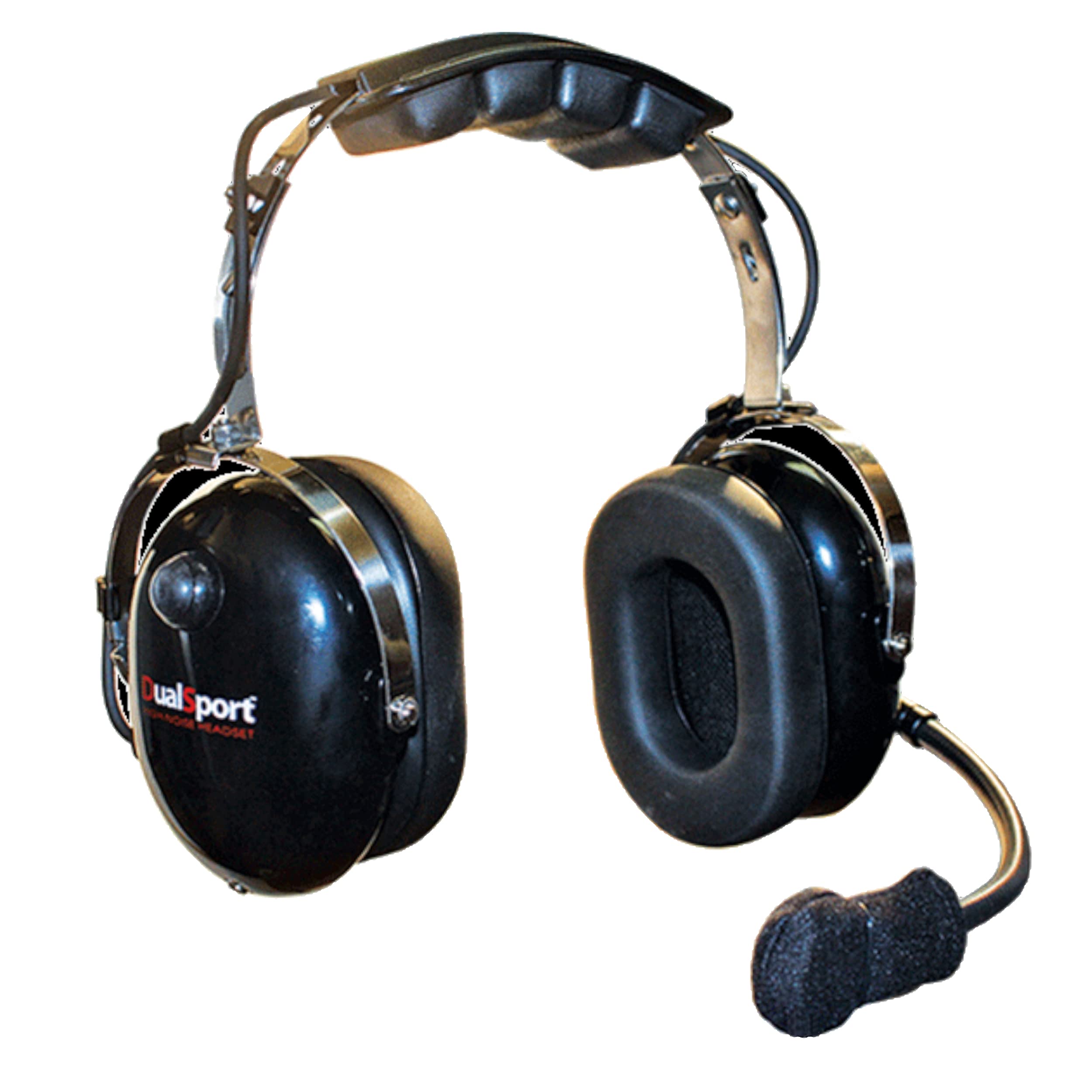 Klein Electronics DualSport Extreme High-Noise Dual-Muff Headset with FlexBoom Microphone - Noise Cancelling Safety Headphones for Construction, Aviation & Industrial Use - Compatible with Klein K-Cord Communication Systems