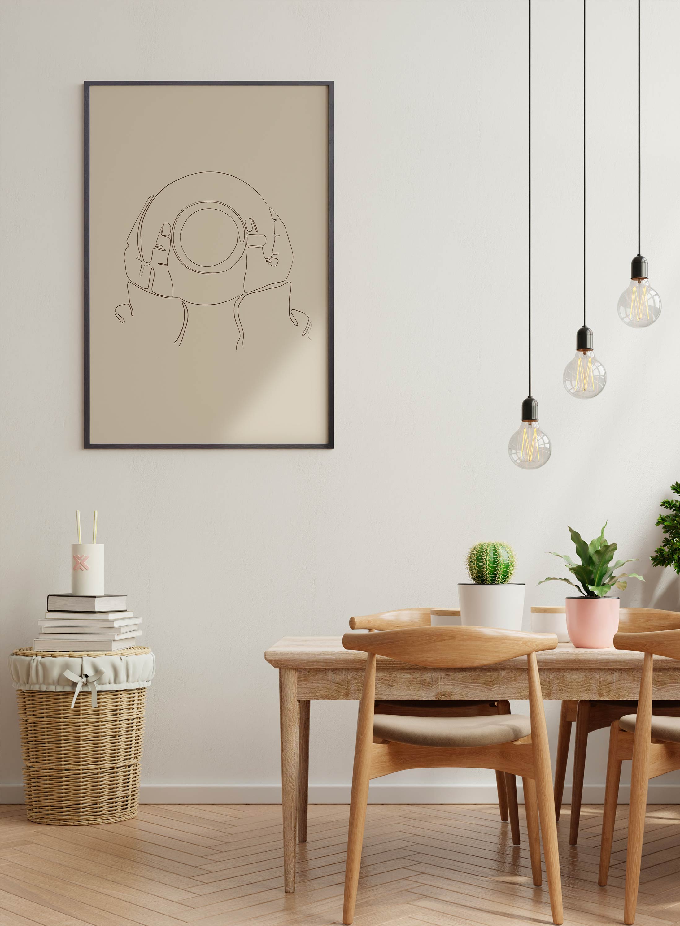 Morning Comfort Poster - Inspirational Wall Art for Home & Office Decor - Perfect for Living Room, Bedroom, and Workspace Motivation