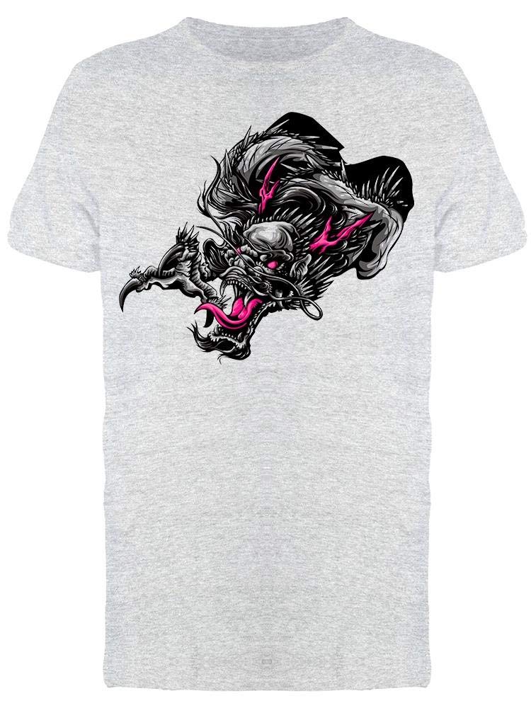 Japanese Dragon Tattoo T-Shirt for Men - Cool Asian Inspired Graphic Tee for Casual Wear, Street Style & Anime Lovers