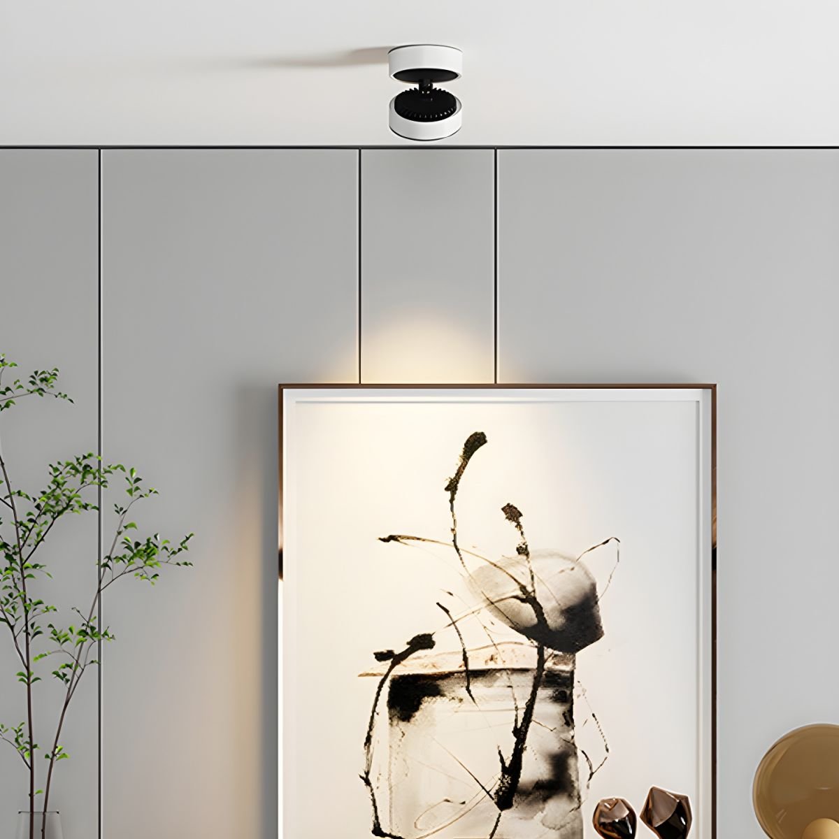 Lyric Adjustable Surface Downlight - Dimmable LED Ceiling Light for Home & Office - Perfect for Living Room, Bedroom, and Kitchen Lighting