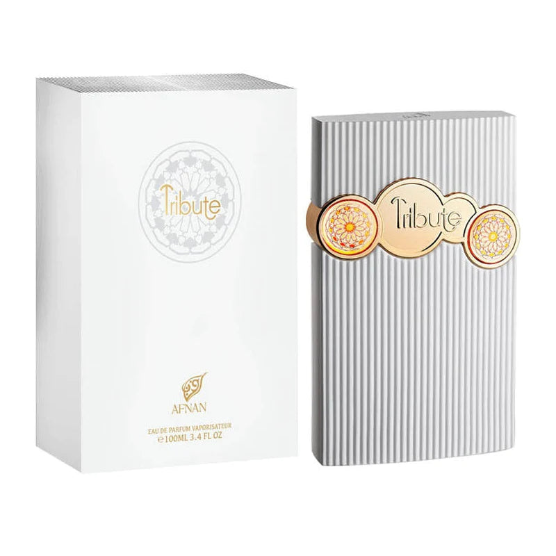 Afnan Tribute White Eau de Parfum for Women - Floral Fruity Perfume Spray | Long-Lasting Luxury Fragrance for Daily Wear & Special Occasions