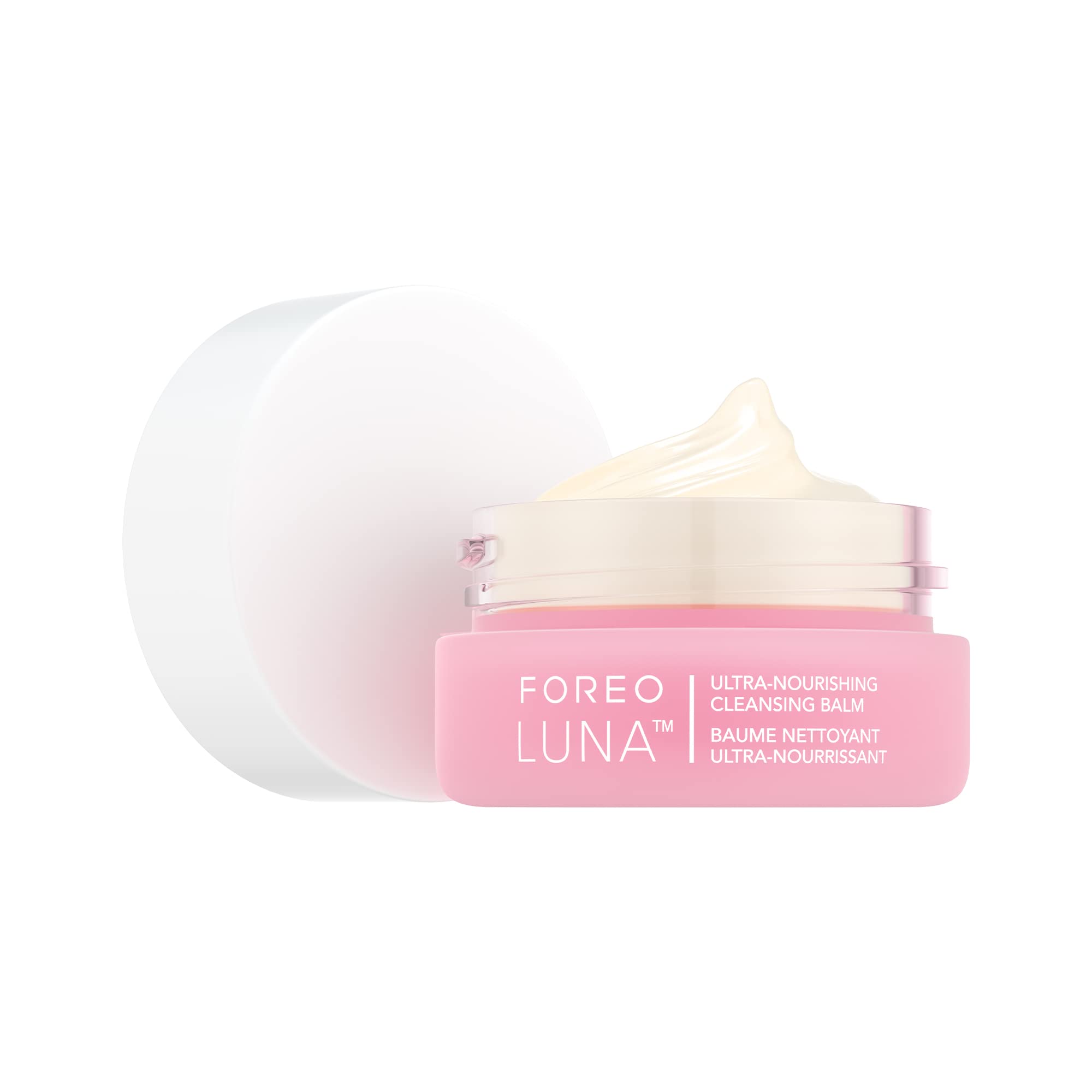 FOREO LUNA Nourishing Cleansing Balm - Gentle Waterproof Makeup Remover & Oil Cleanser for Face & Eyes | Vegan, Cruelty-Free, Fragrance-Free | Eco-Friendly Skincare | Perfect for Travel & Sensitive Skin - 2.5 oz
