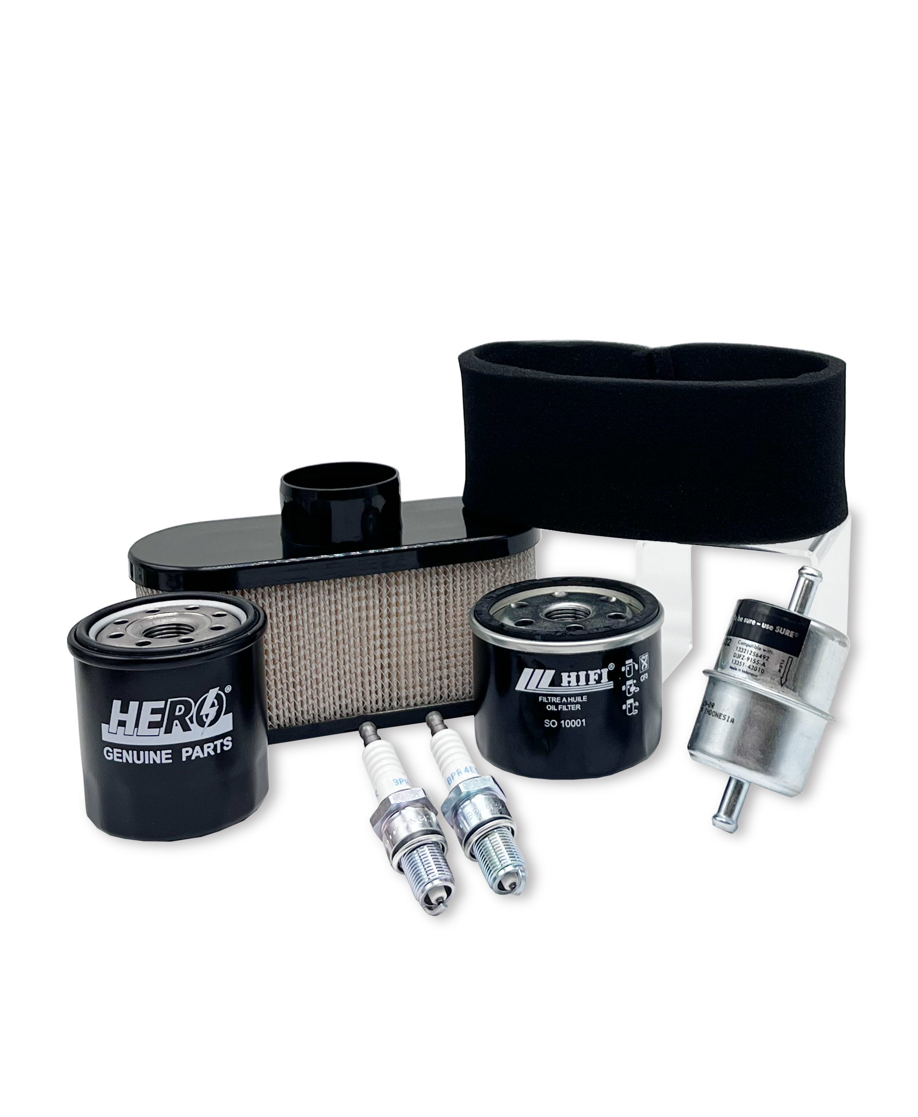 HERO® Maintenance Filter Kit for John Deere Z720E Mid Duty ZTrak Zero Turn Mower - Air Oil Fuel Filters Replacement - Perfect for Lawn Care & Landscaping Maintenance