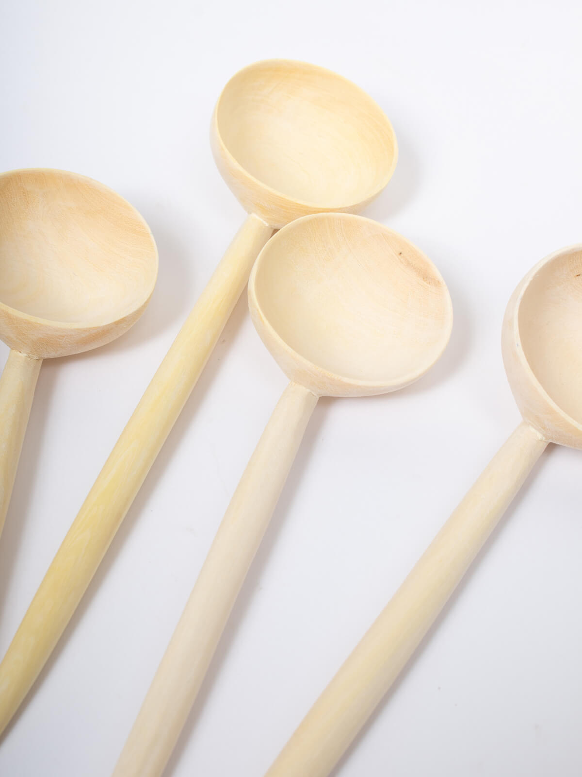 Beldi Lemon Wood Spoon Set - Handcrafted Wooden Spoons for Cooking, Baking & Serving - Assorted Sizes (Small, Medium, Large) - Perfect for Kitchen, BBQ, Picnic & Camping Use
