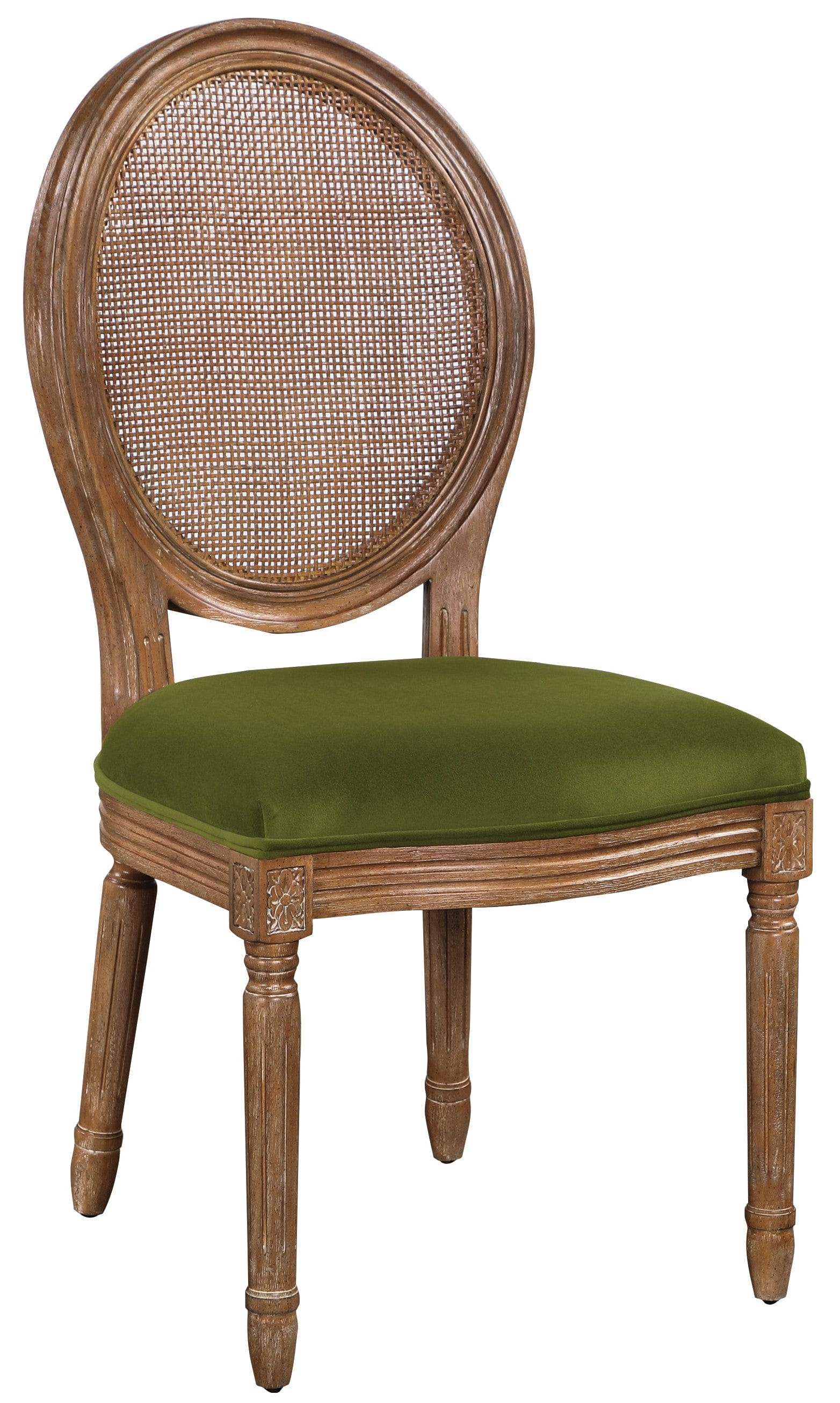 Office Star Stella Cane Back Chair - Ergonomic Office Chair with Breathable Cane Design for Home & Office Workspaces - Perfect for Desk Work, Study, and Conference Rooms
