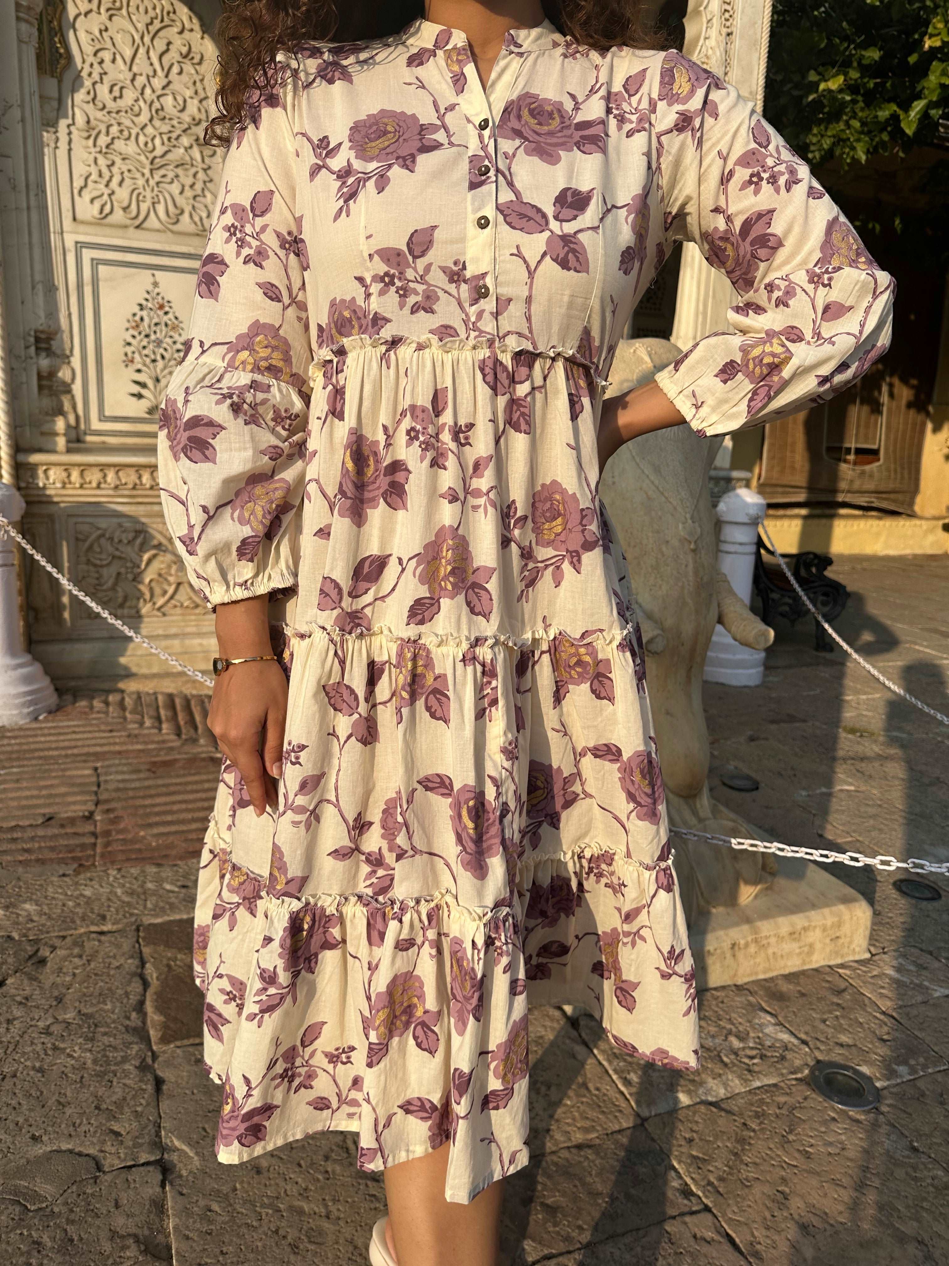 Boho Bloom Pink Dress for Women - Flowy Summer Maxi Dress with Floral Print | Perfect for Beach, Vacation & Casual Outings