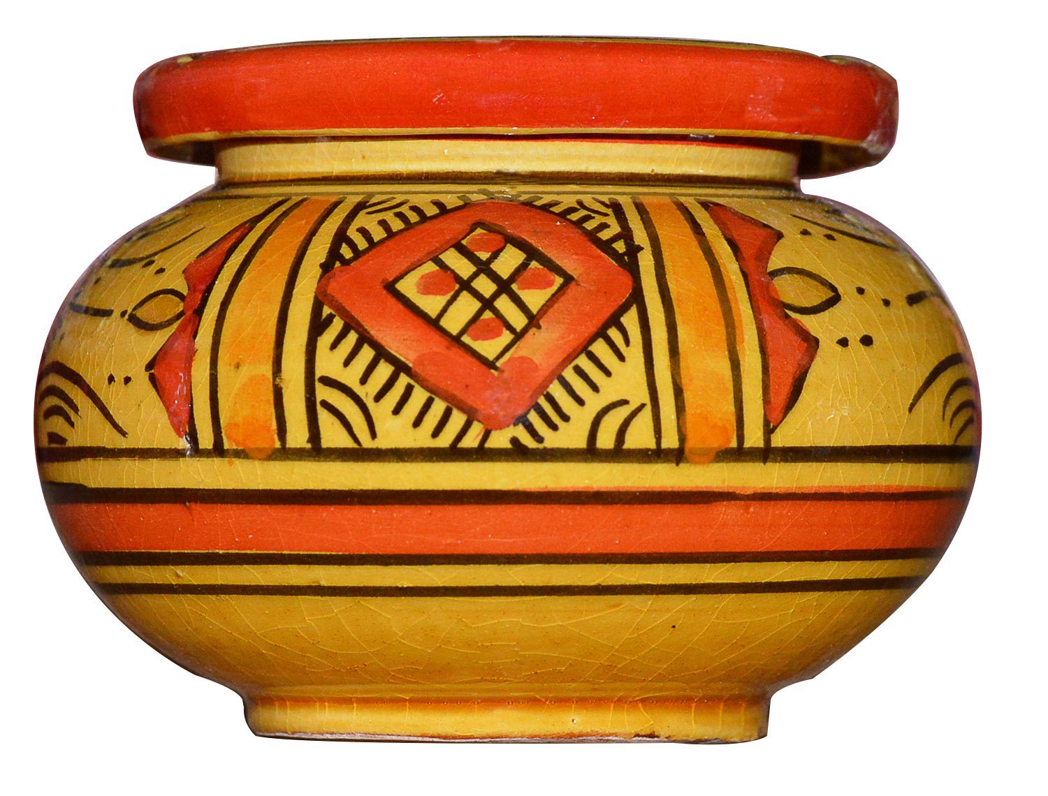 Handmade Moroccan Ceramic Ashtrays - Smokeless Small Ashtray for Cigarettes | Perfect for Indoor Use, Outdoor Patios, and Home Decor