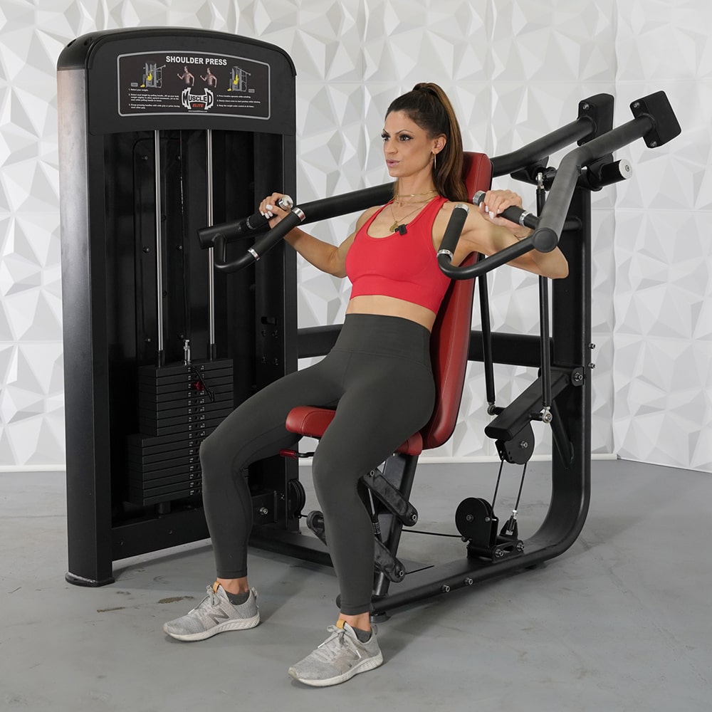 Muscle D Elite Shoulder Press MDE 04 - Professional Gym Equipment for Home & Commercial Use - Build Stronger Shoulders & Upper Body Strength
