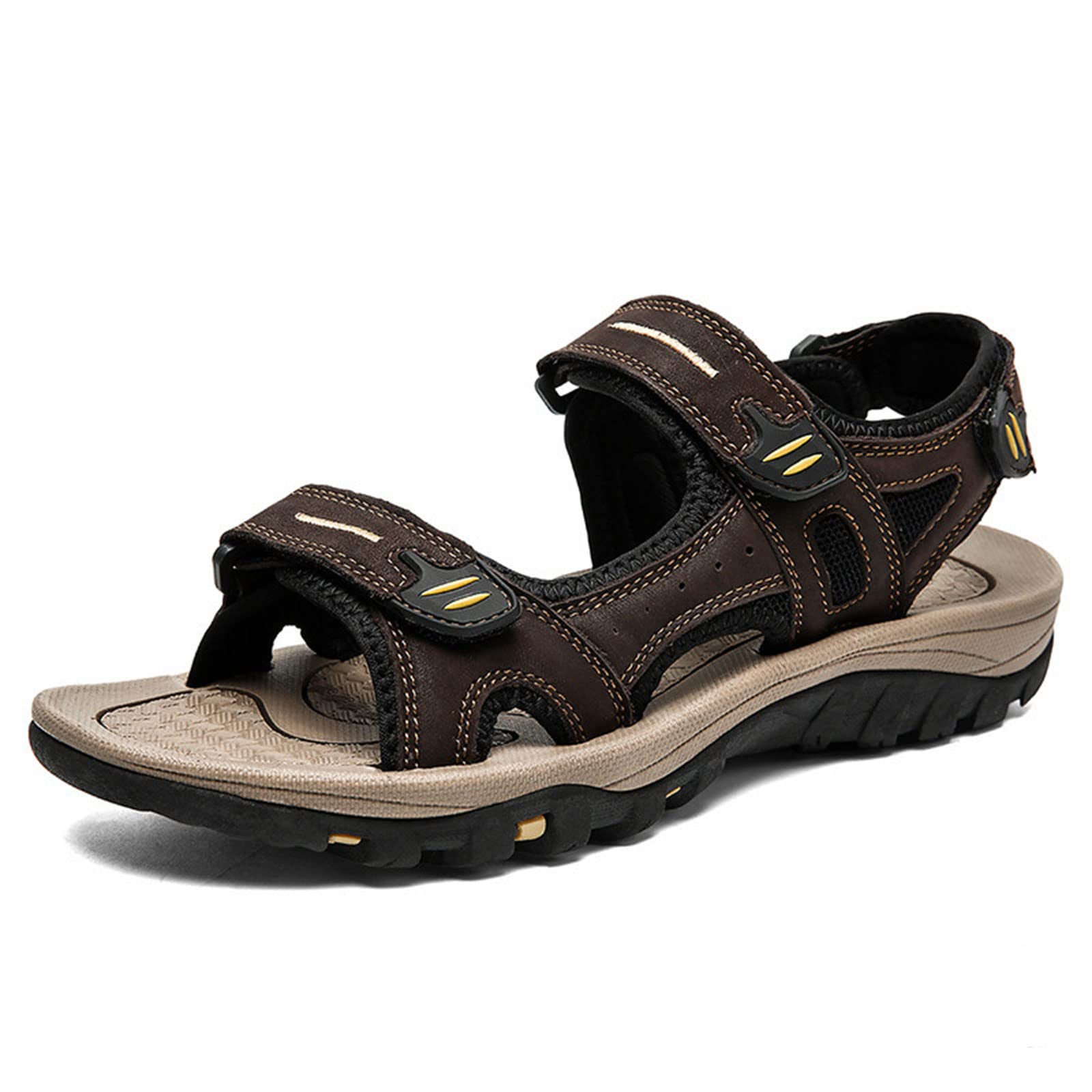 Men's Breathable Hiking Sandals - Comfortable Open-Toe Summer Sandals for Beach, Walking & Outdoor Activities