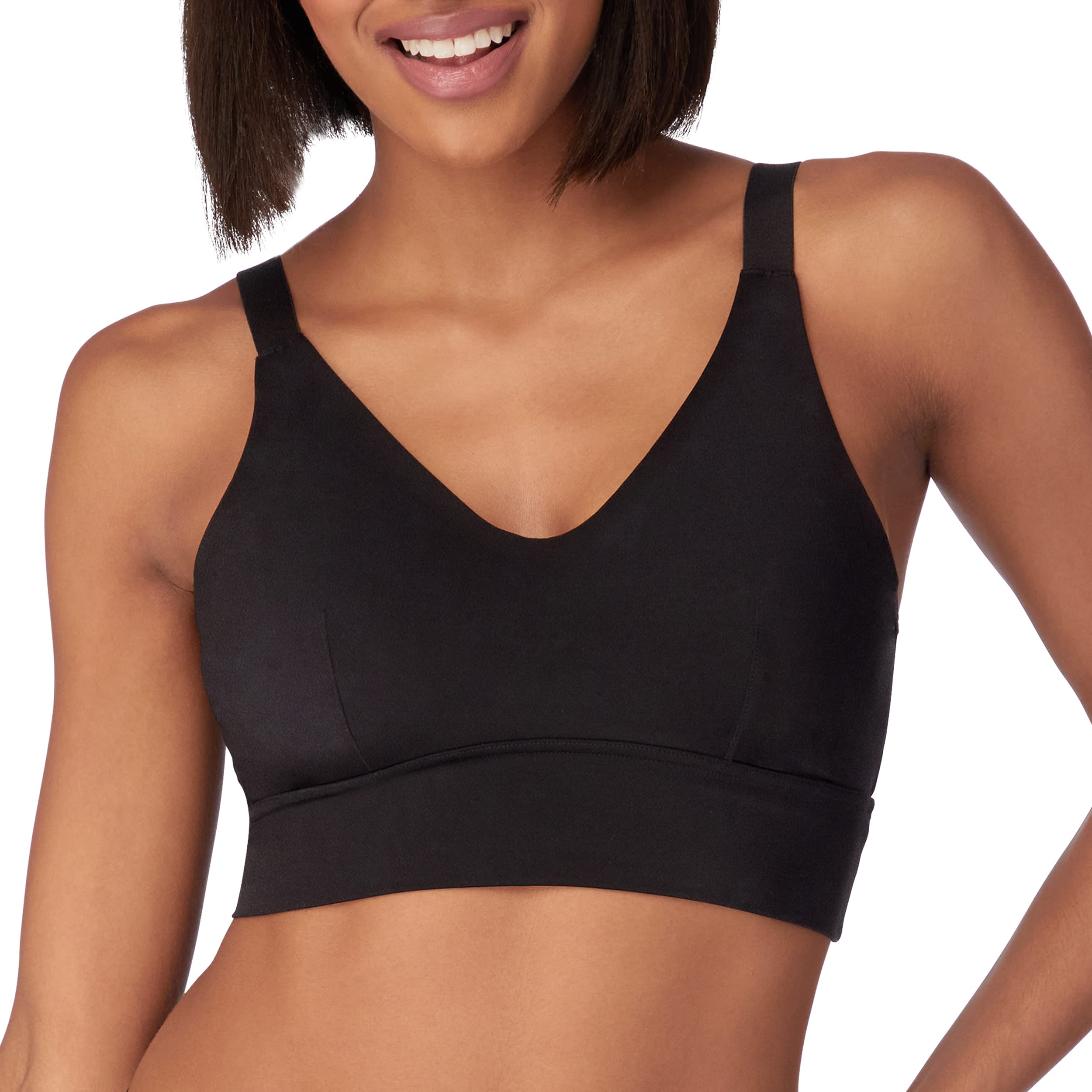 Maidenform Pure Comfort Wireless Bra - Best Longline Wirefree Pullover Bra for Women | Everyday Comfort & Support | Perfect for Work, Yoga & Relaxation