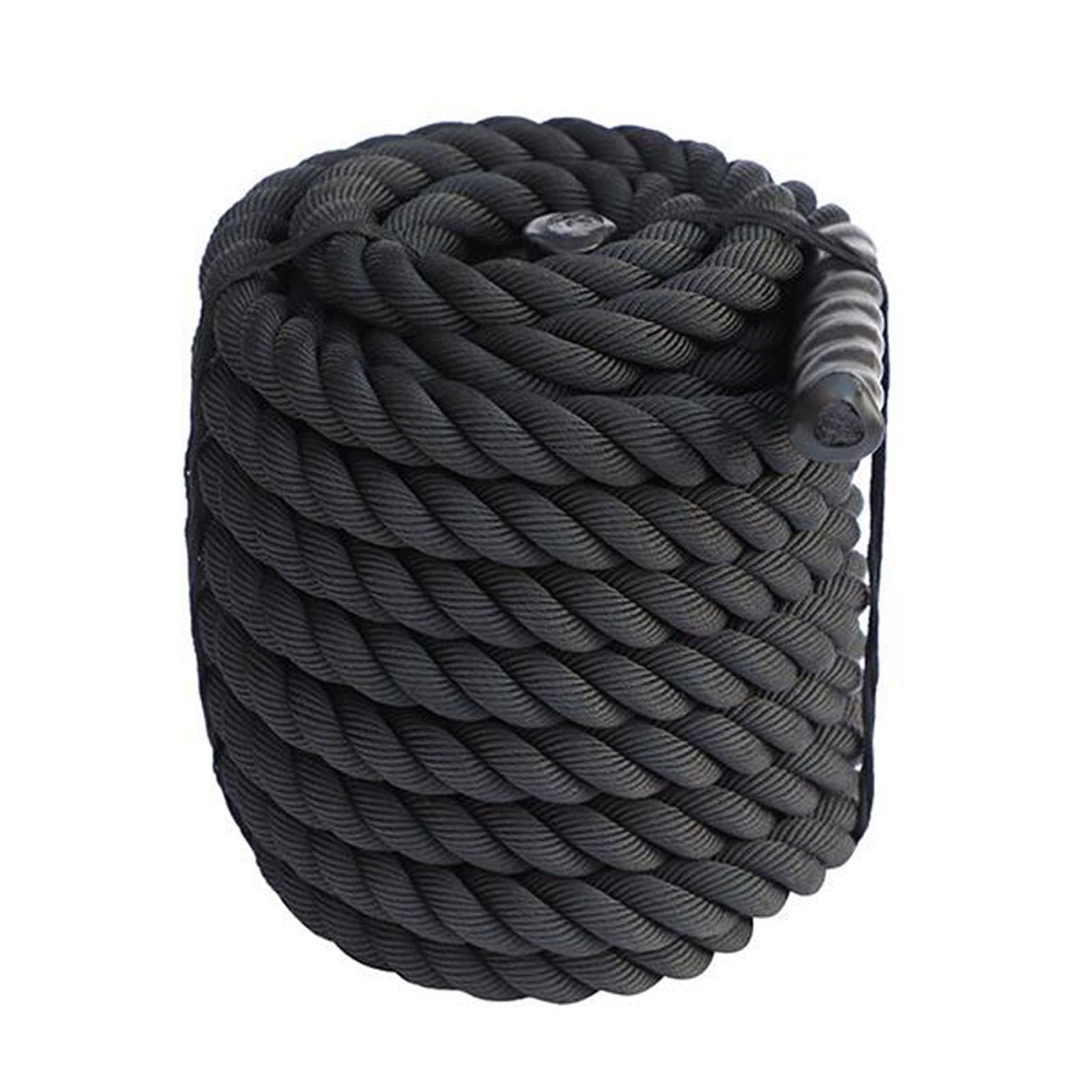 Professional Battle Rope for CrossFit & Strength Training - 9.8ft Heavy Duty Exercise Rope for Outdoor Workouts, Gym Training & Home Fitness - Perfect for HIIT, Cardio & Full Body Workouts