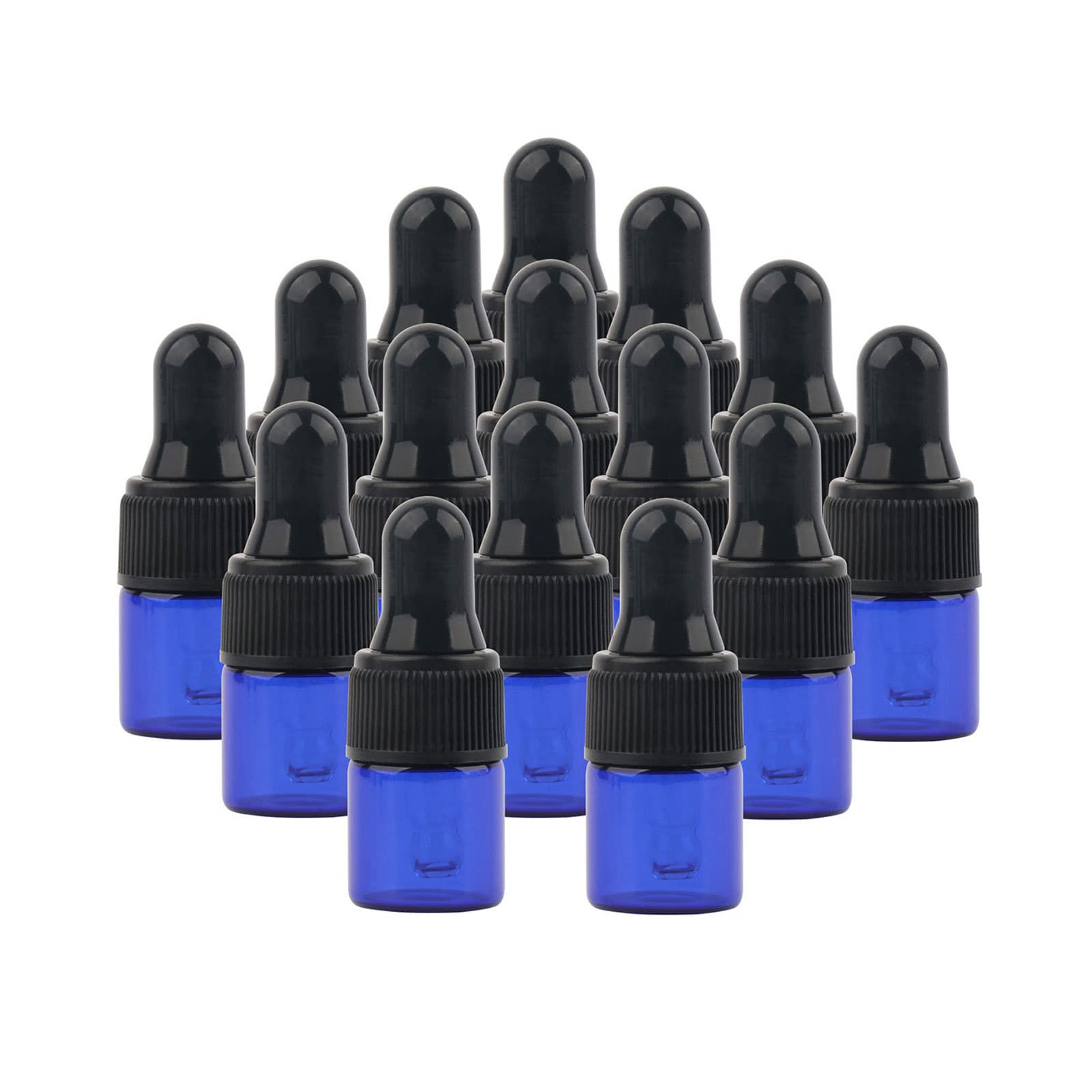 1/2ml Clear Glass Bottles for Essential Oils, Perfume & Fragrance - Perfect for DIY Blending, Travel Size & Aromatherapy Uses