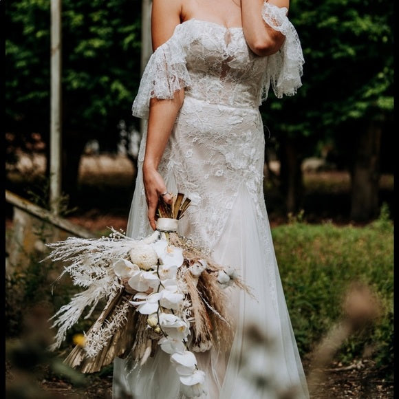 Willowby Mackinnon 54714 Wedding Gown - Elegant Lace Bridal Dress for Beach, Garden & Outdoor Ceremonies
