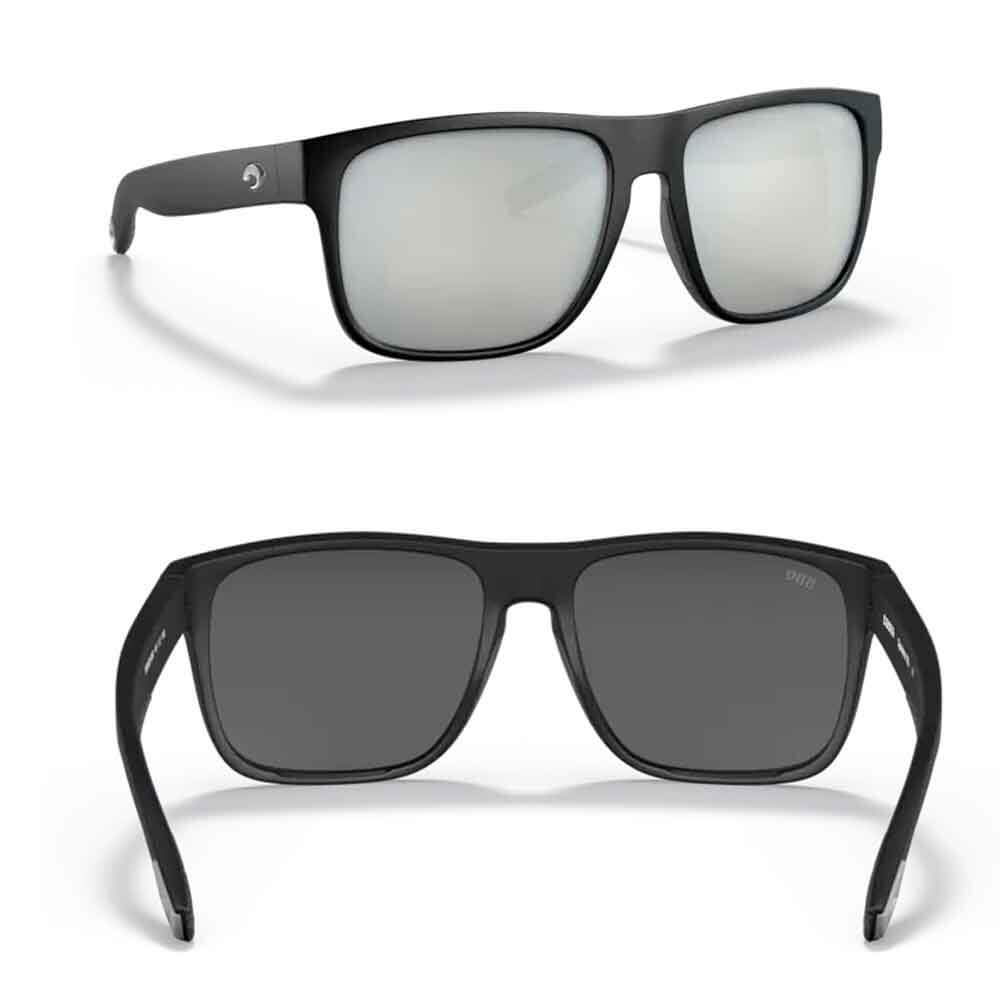 Costa Spearo XL Matte Black Polarized Sunglasses for Men - UV Protection, Anti-Glare Fishing & Outdoor Sports Eyewear