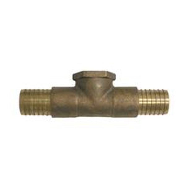 1 Inch INS x 1 Inch FPT Lead-Free Brass Combo Tee Fitting - Plumbing, Gas & Water Applications - Durable Brass Construction for Home & Industrial Use