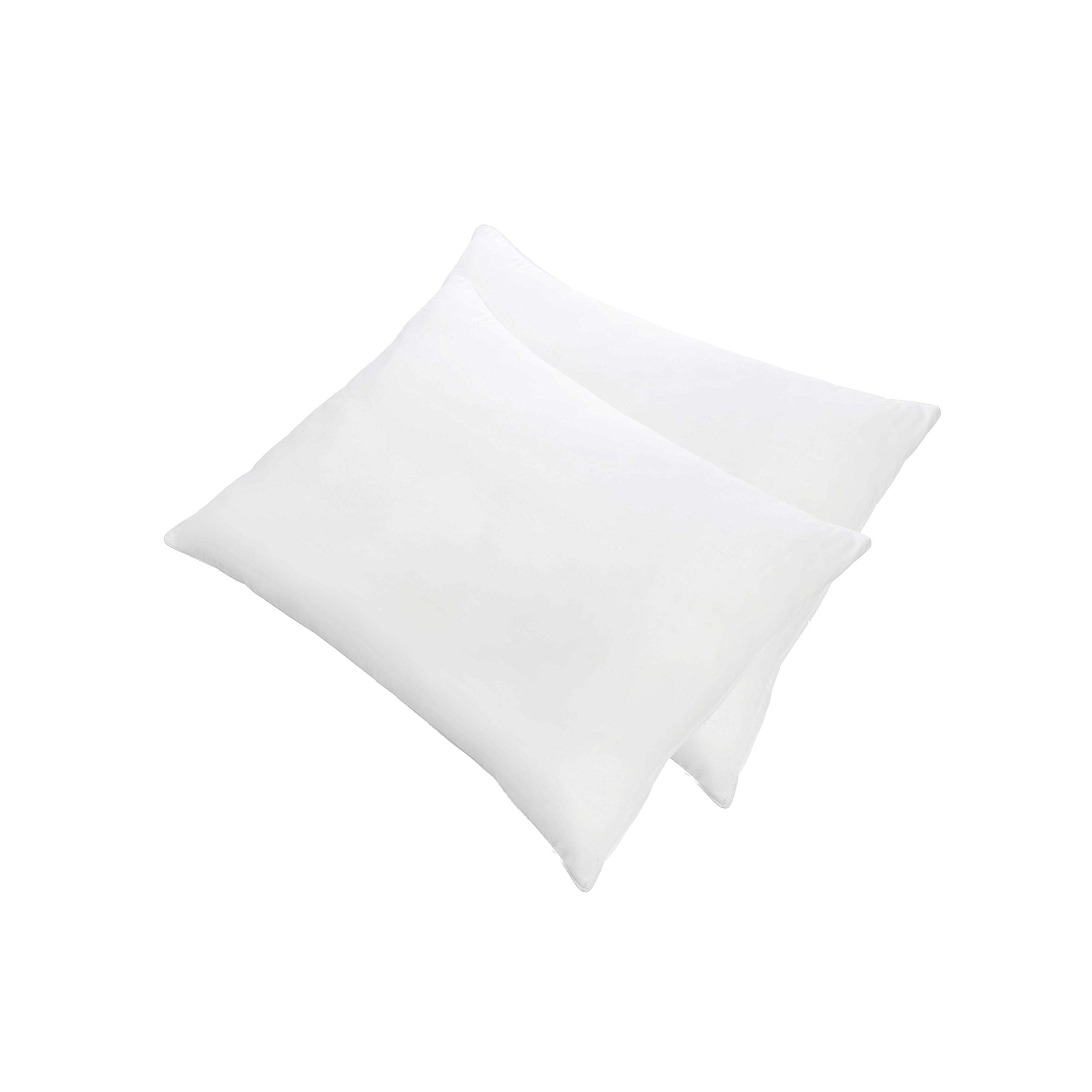 Premium Mea Cama Set of 2 Queen Size Bed Pillows - Hypoallergenic Fiber Filled for Comfortable Sleep - Perfect for Home, Hotel, and Guest Room Use