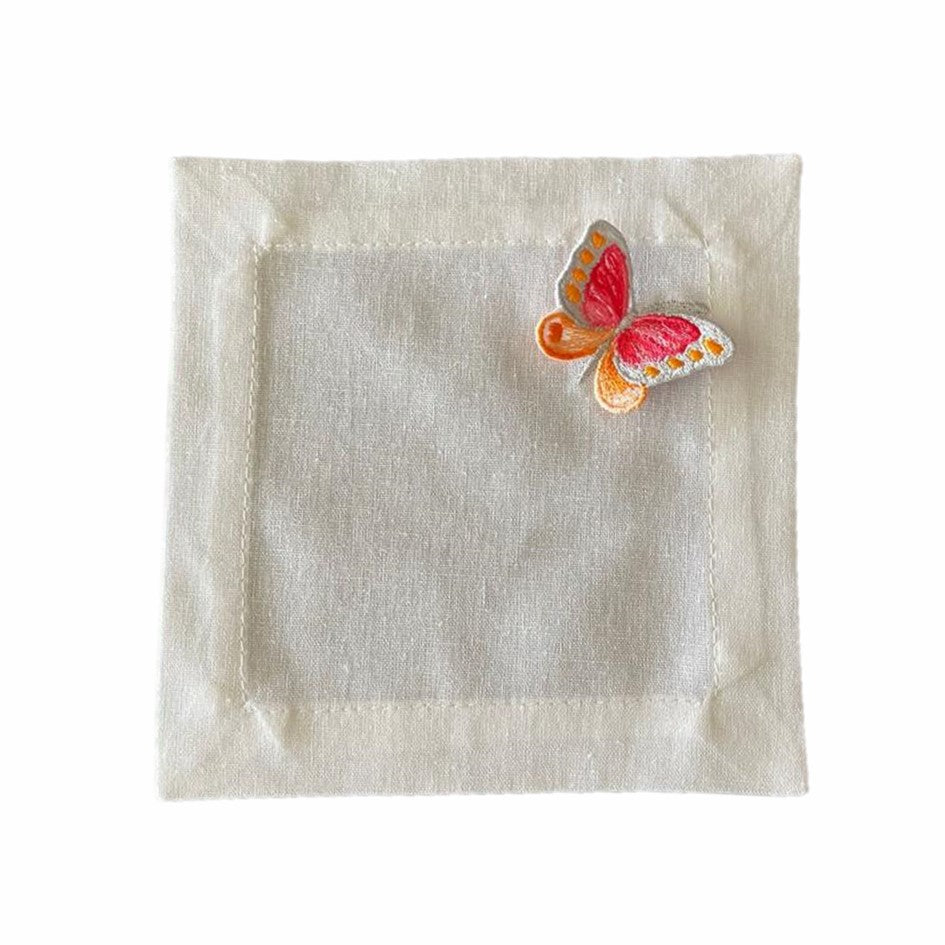 Elegant Cocktail Butterfly Napkins Set of 6 - Premium Paper Napkins for Party Decorations, Wedding Receptions & Special Events