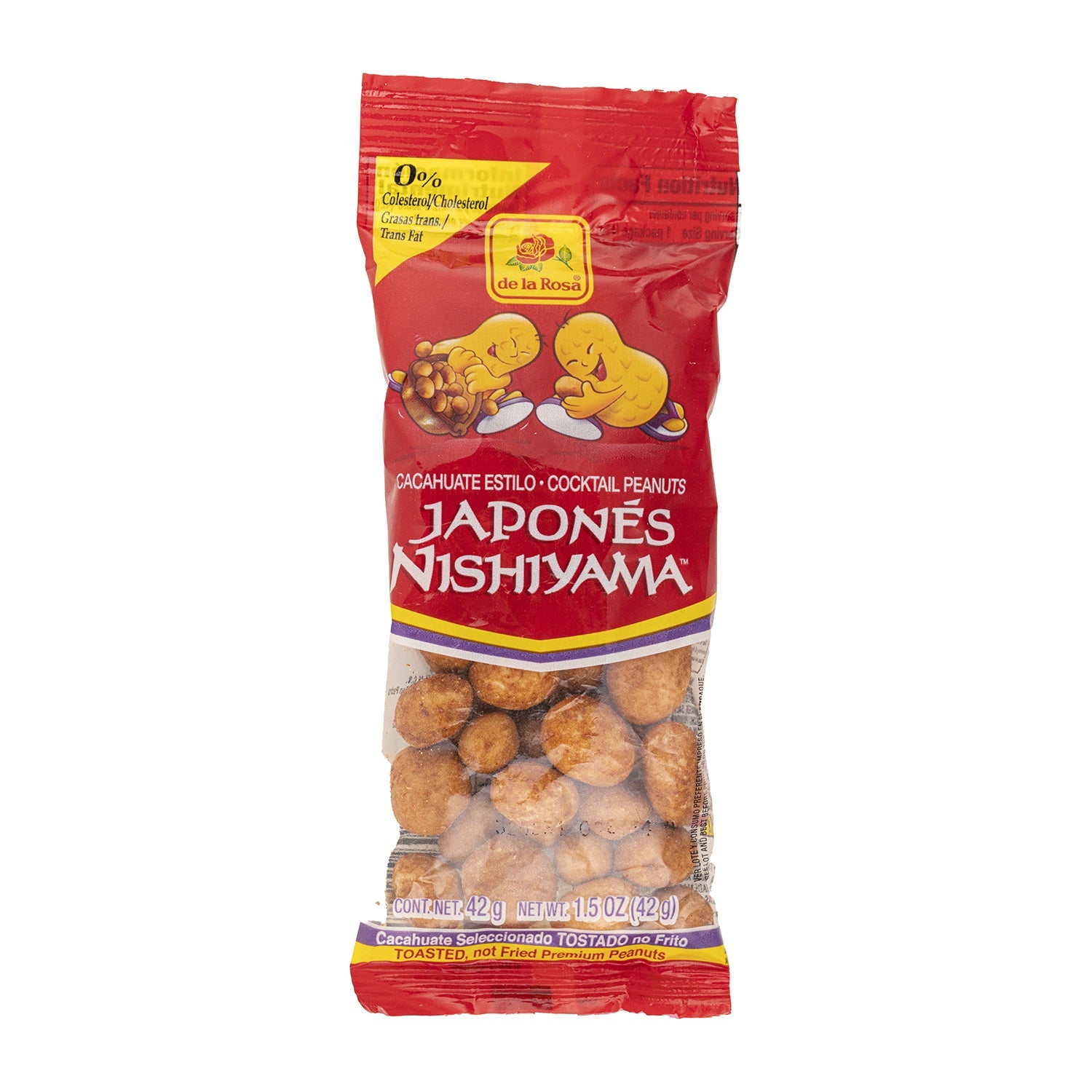 De La Rosa Japanese Peanuts 14ct Bag - Crunchy Snack for Parties, Movie Nights & On-the-Go Munching