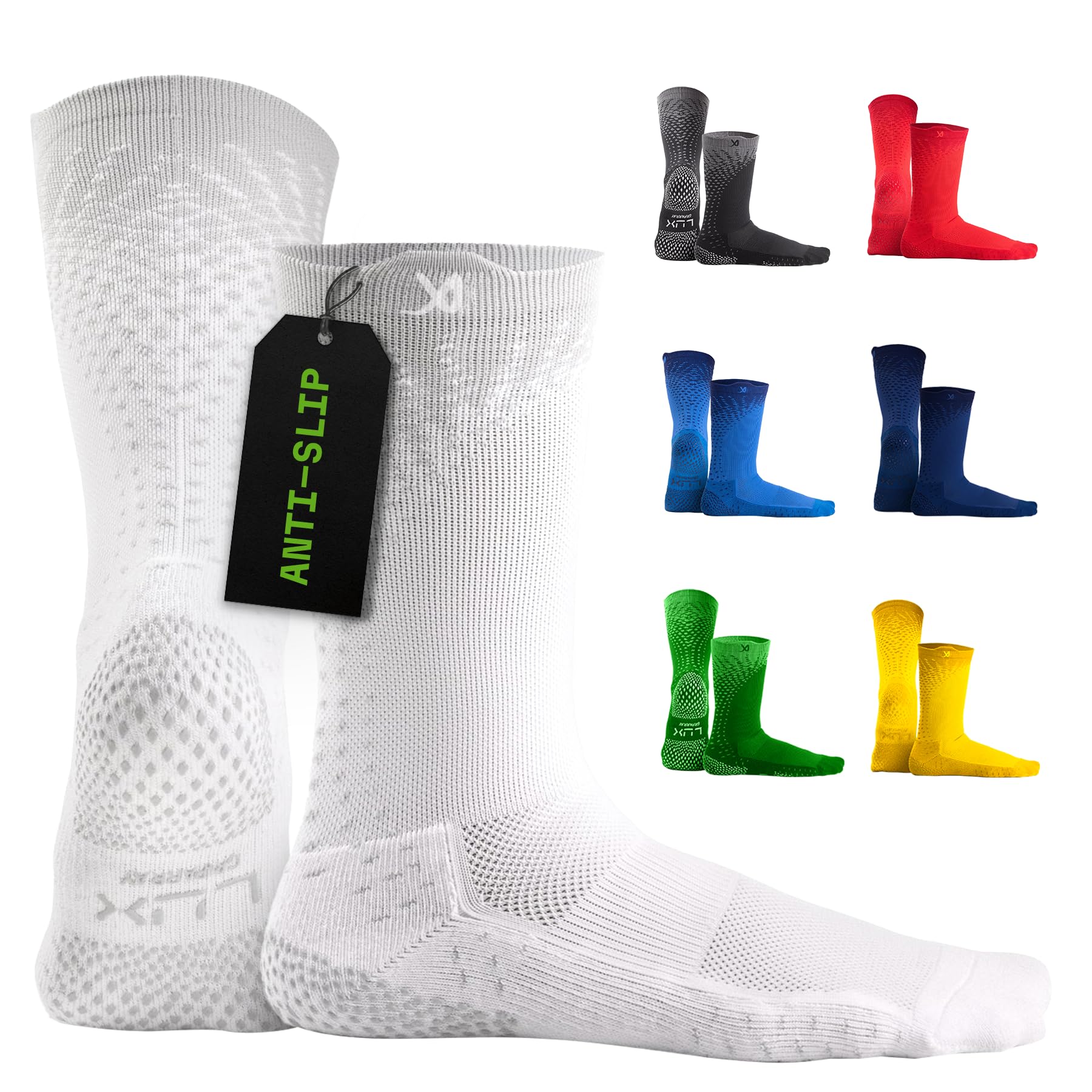 LUX Sports ProCleat Performance Grip Socks with GripArray™ - High-Performance Athletic Socks for Men & Women - Ideal for Soccer, Football, and Training